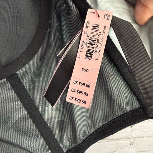 Victorias Secret Very Sexy Bustier Corset Top Size 36C NWT - Picture 9 of 10